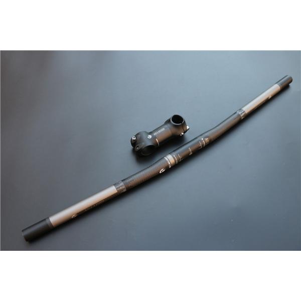 ASIACOMカーボンハンドルバー+カーボンシートポスト+アルミステム