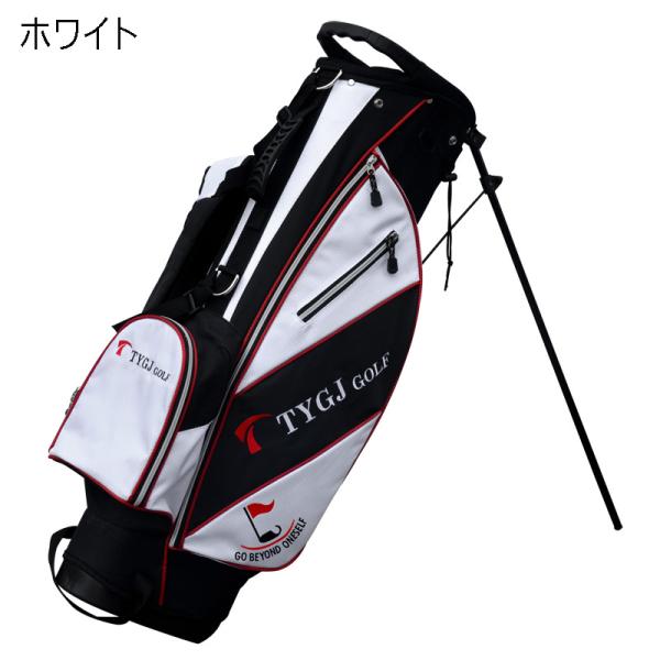 ゴルフバッグ キャディバッグ スタンド 2.4kg ナイロン 軽量 防水 耐摩耗 bp042