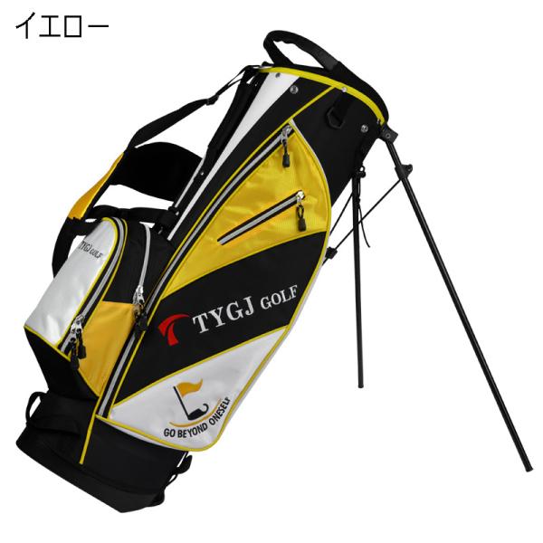 ゴルフバッグ キャディバッグ スタンド 2.4kg ナイロン 軽量 防水 耐摩耗 bp042
