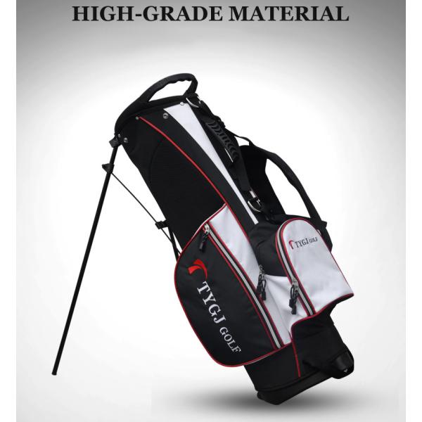 ゴルフバッグ キャディバッグ スタンド 2.4kg ナイロン 軽量 防水 耐摩耗 bp042
