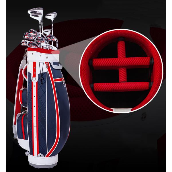キャディバッグ カート 標準 ゴルフバッグ 3.4kg PU 防水 耐摩耗 bp046