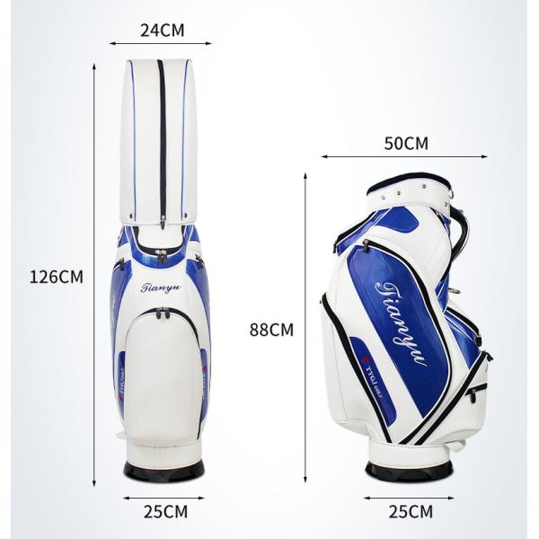キャディバッグ カート ゴルフバッグ 3.5kg PU 防水 耐摩耗 bp048