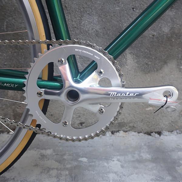 ピスト用 クランクセット BCD130/165mm/48T チェーンホイール