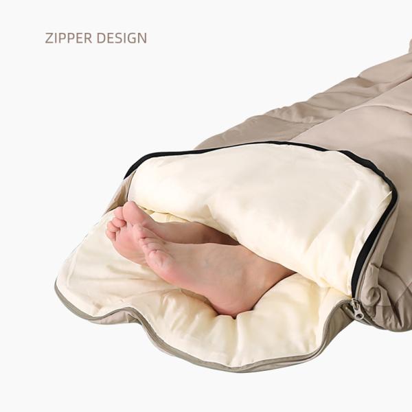 CAMEL 手が出せる 寝袋 シュラフ 人工ダウン 230*95cm 軽量 適合気温10-15℃/5-10℃ 防水 防風 保温 cml8