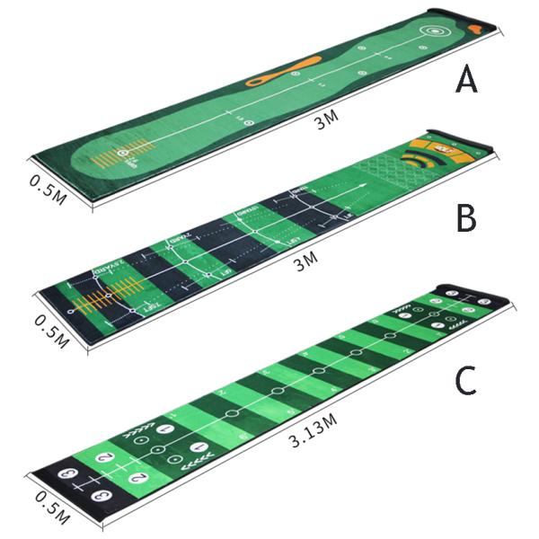 パターマット 3m ボールの跡が残る パッティング 練習用マット ガード付き 室内ゴルフ ctn01_1