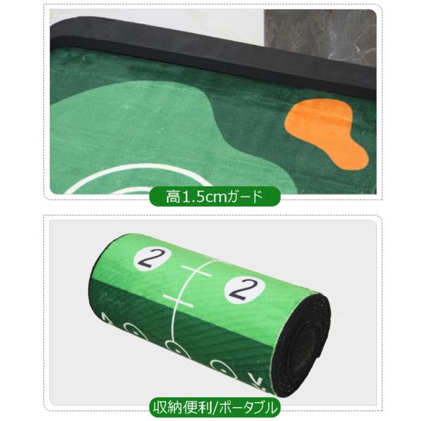 パターマット 3m ボールの跡が残る パッティング 練習用マット ガード