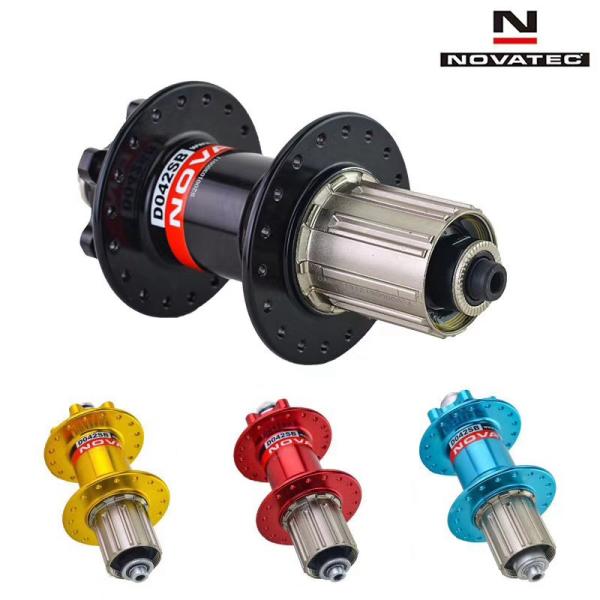 NOVATEC MTB カセットフリーハブ 28/32/36H 前後セット 自転車ハブ ディスクブレーキ カセットハブ D041SB/D042SB