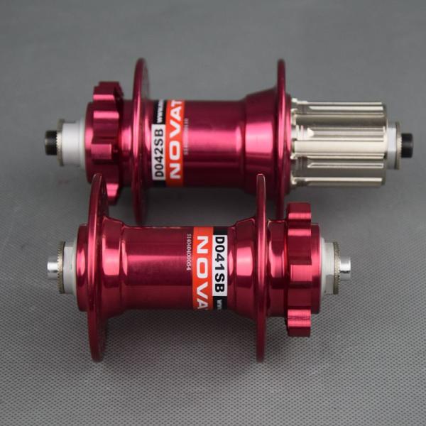 NOVATEC MTB カセットフリーハブ 28/32/36H 前後セット 自転車ハブ ディスクブレーキ カセットハブ D041SB/D042SB