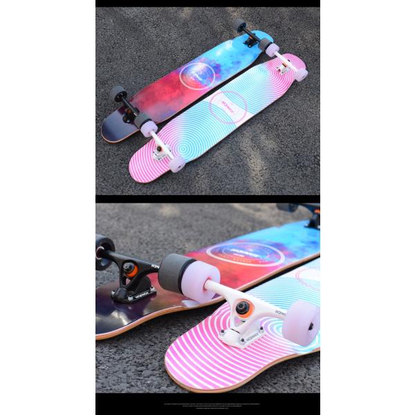 ロングスケートボード ロングボード 完成品 スケボー コンプリート