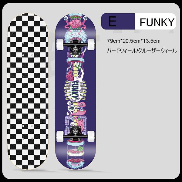 HONGY スケートボード 組立不要・完成品 コンプリートセット スケボー ショート ストリート 大人 子供 プロ/初心者 12カラー HY-P3108 HONGY スケートボード 組立不要・完成品 コンプリートセット スケボー