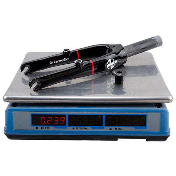 ievele 14インチ カーボンフォーク フロントフォーク Vブレーキ 412 K3