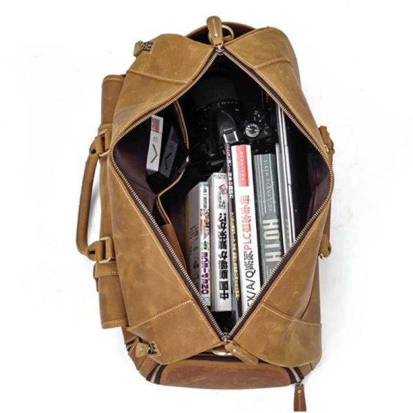 レザー 本革 牛革 メンズ 2WAY トラベルバッグ ショルダーバッグ 底鋲