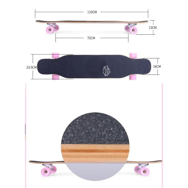 ロングスケートボード ロンスケ ロングボード スケボーコンプリート