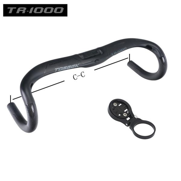 TOSEEKドロップハンドル 31.8*440mm カーボンハンドル ロード