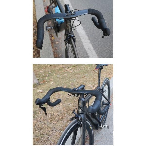 TOSEEKドロップハンドル 31.8*440mm カーボンハンドル ロードバイクハンドル ピストハンドル コンピューターマウント付き TK059_10