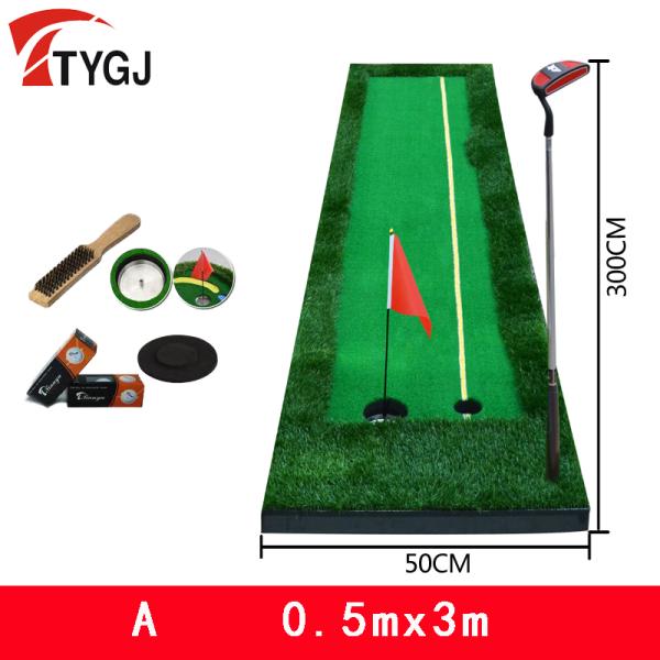 ゴルフ パターマット 3m 屋外 屋内 練習 本格 EVA 人工芝 パッティング 傾斜 ゴルフマット サラリーマン ストレス解消 スポーツ プレゼントtygm01 ゴルフ パターマット 3m 屋外 屋内 練習 本格 EVA 人工芝 パッティング