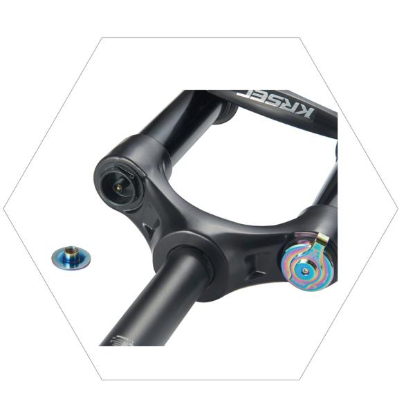 KRSEC エアフロントフォーク MTBサスペンションフォーク 26/27.5/29