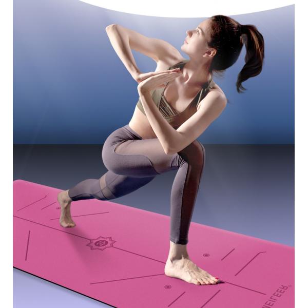 エクササイズマット ヨガマット 183cmX68cm 5mm ピラティス 体操マット