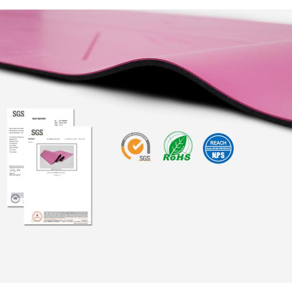 エクササイズマット ヨガマット 183cmX68cm 5mm ピラティス 体操マット