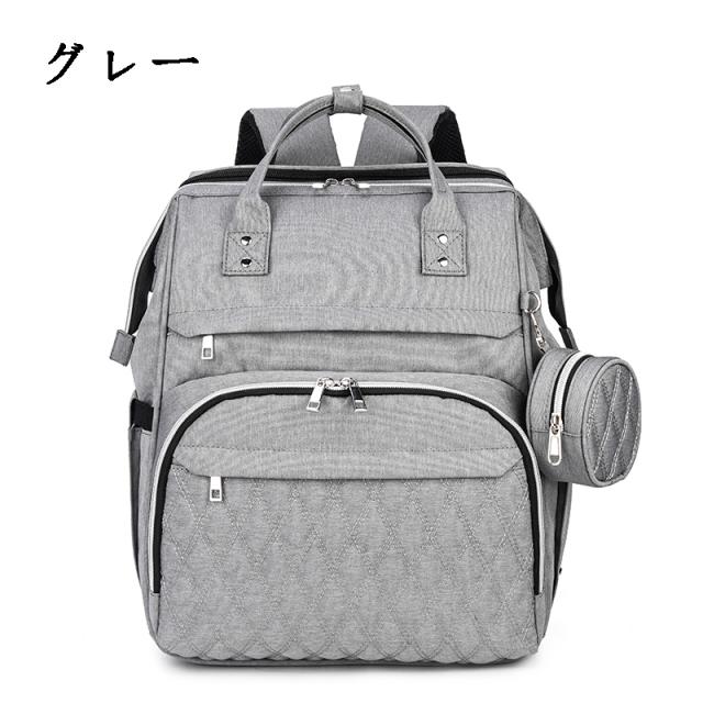 赤ちゃん ベビーバッグ ベッドリュック ベビーベッド 防水 携帯充電 子供用品 哺乳授乳 出かけ 散歩 多用途 大容量 my028の通販は