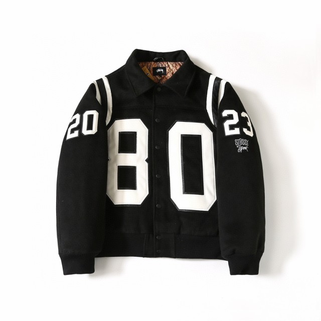 stussy ステューシー 80 VARSITY JACKET 記念ベースボール ジャージの ...