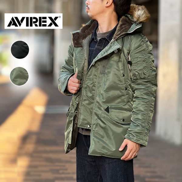 AVIREX アヴィレックス N3B COMMERCIAL メンズ フライトジャケット 783 ...