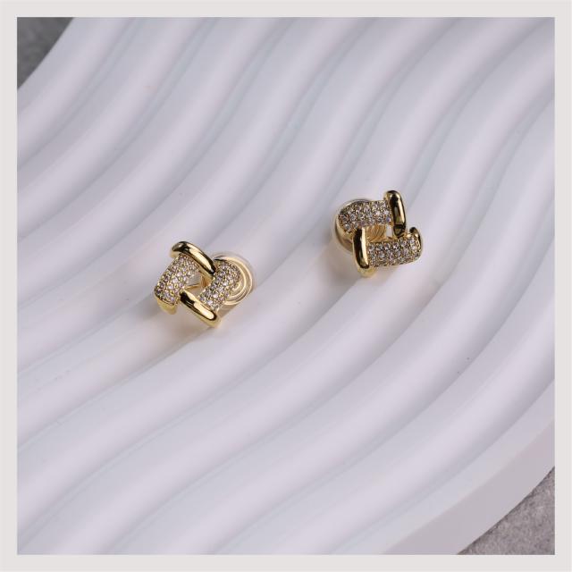 痛くない イヤリング 金属アレルギー対応 18K ニッケルフリー ジルコニア レディース 大人 かわいい エレガント ゴージャス リッチ ジュエリー ゴールド 両耳用 送料無料 プチプライス高見え CRAIFE イヤリング