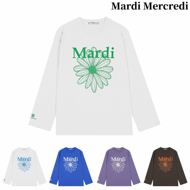 MARDI MERCREDI ☆ピケットTシャツ 花 刺繍 