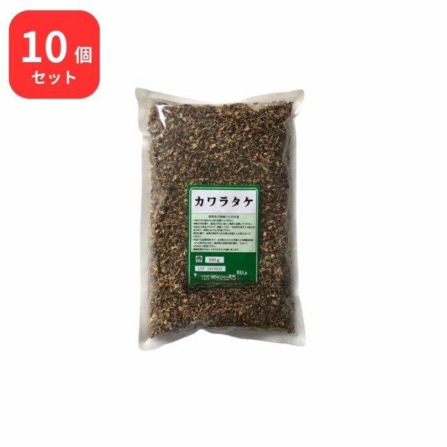 【10個セット】 小島漢方 カワラタケ 刻 500g 寄性竹 キセイタケ