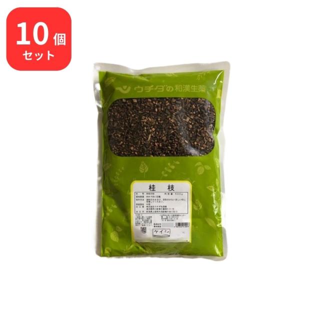 【10個セット】 ウチダ和漢薬 桂枝 ケイシ刻 500gの通販は