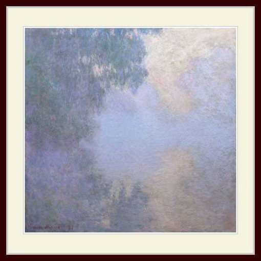 複製画・額縁付き・モネ・「Branch of the Seine near Giverny」の通販は