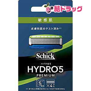 Schick(シック) ハイドロ5 プレミアム 敏感肌 替刃 (4コ入) スキン