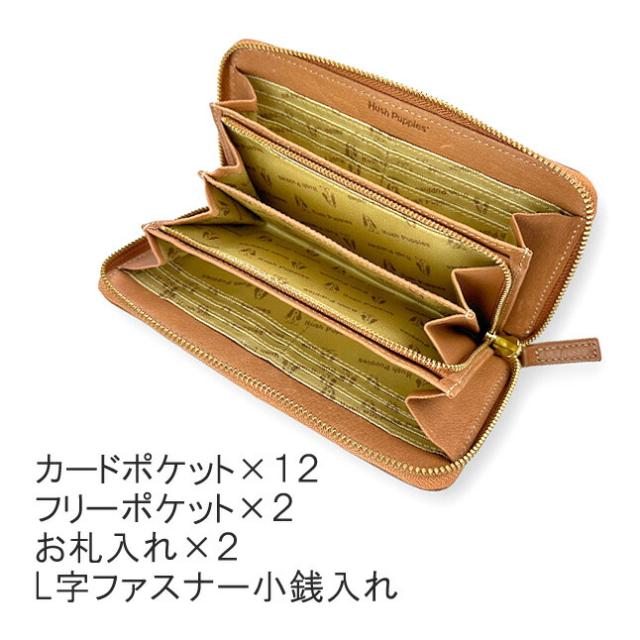 ラウンドファスナー長財布 メンズ hp0610 Hush Puppies ハッシュパピー ニックシリーズ ラウンド長財布 ラウンドファスナー長財布 long wallet 小銭入れ付き 牛革 本革 豚革 レザー 定番 ブランド おしゃれ かっこいい シンプル メンズ 男性 紳士 お父さん 父の日 通勤 旅行_3