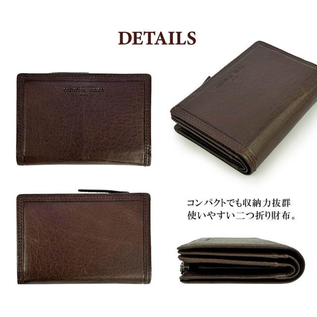 財布 メンズ 二つ折り ca0003 CHRISTAIN AUJARD クリスチャン