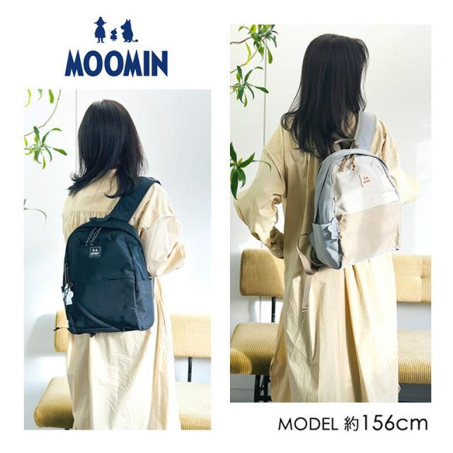 レディース リュック 軽量 ナイロン rmnl-04 MOOMIN ムーミン デイパックS 10L リュックサック 小さめリュック おしゃれ かわいい 北欧 軽撥水加工 軽量 PC収納 タブレット収納 ナチュラル ムーミン ミイ ニョロニョロ スナフキン 女子 女性 高校生 大学生 学生 社会人 大人_2