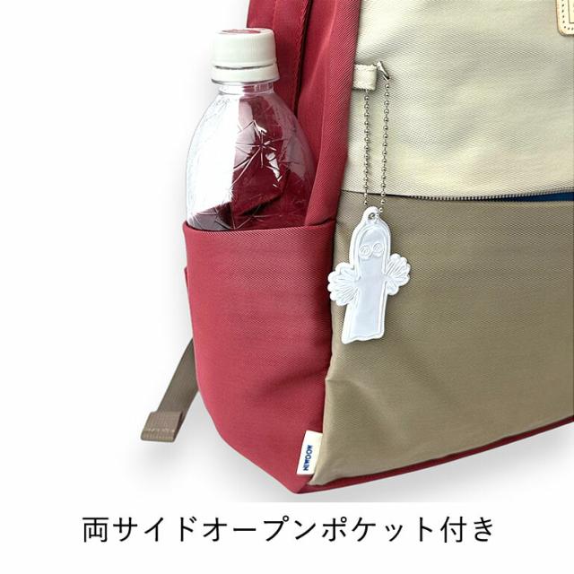 レディース リュック 軽量 ナイロン rmnl-04 MOOMIN ムーミン デイパックS 10L リュックサック 小さめリュック おしゃれ かわいい 北欧 軽撥水加工 軽量 PC収納 タブレット収納 ナチュラル ムーミン ミイ ニョロニョロ スナフキン 女子 女性 高校生 大学生 学生 社会人 大人_5