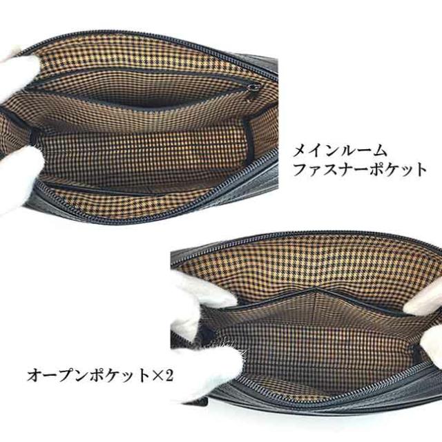 クラッチバッグ セカンドバッグ メンズ 本革 【12-6062】 牛革