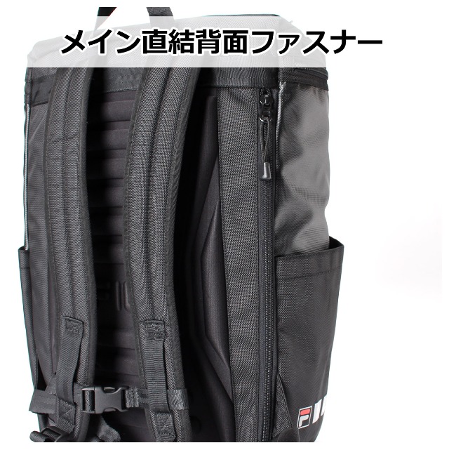 リュックサック メンズ ブランド【fl-0007】FILA フィラ STREET ボックスリュック 20L スクエアリュック 通学 通勤 通塾 部活 習い事 レッスン 防災リュック 女子 男子 女性 男性 レディース メンズ シンプル 高校生 大学生 社会人 大人_5