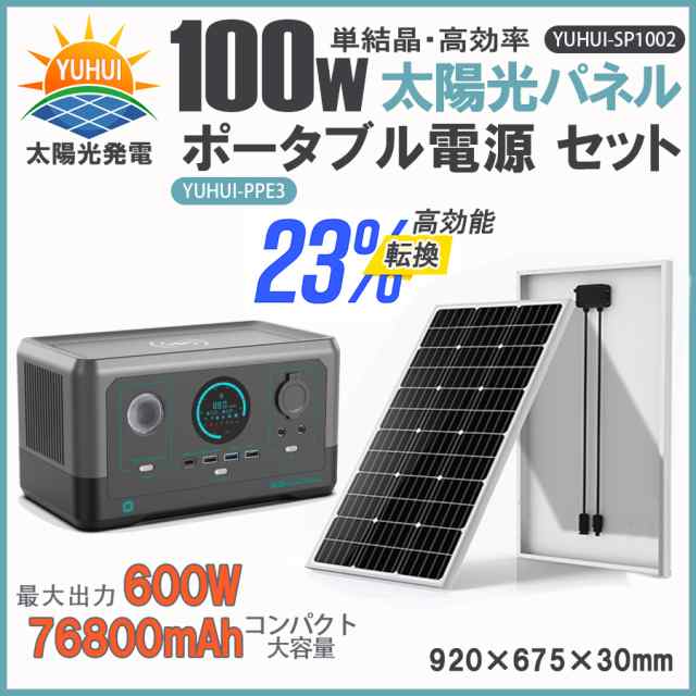 ソーラーパネル 100W 小型 高変換効率 18V - その他