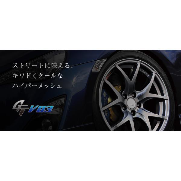 SSR【特別価格送料込】SSR GTV03 フラットブラック4本セット