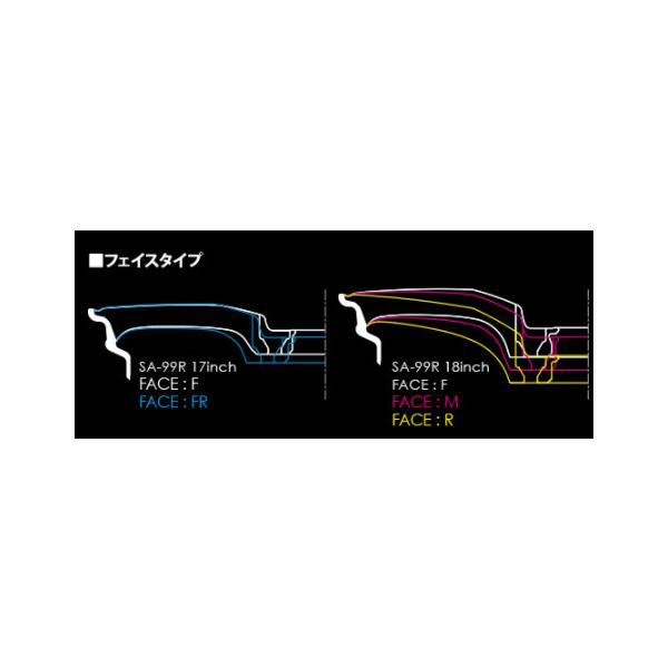 WedsSport ウェッズスポーツ SA-99R 9.5J-18 +45 5H100 ウォース