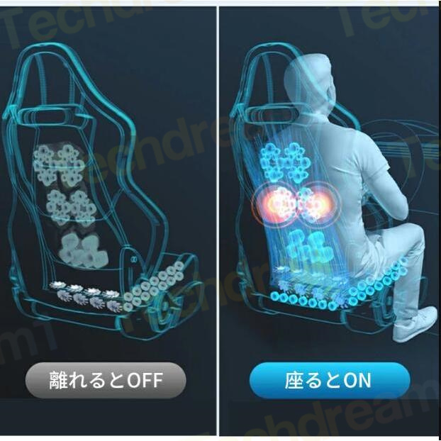 カーシート 車 クールシート 16個のファン付き 3Dメッシュ クールカーシート 冷風送風 シートクーラー 車のシートカバー 夏 通気性抜群 冷却 3段階調整 DC12V/24V対応 カーエアーシート 車シートカバー 通気性素材 夏 夏場 蒸れない 滑り止め 運転席 助手席_16