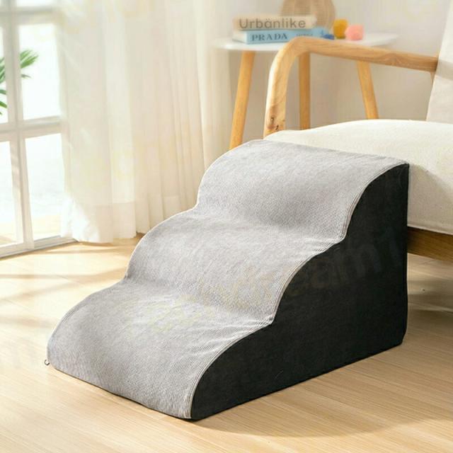 ドッグステップ ドッグスロープ 2段/3段/4段 ドッグ ステップ スロープ ペット 犬 小型犬 子犬 愛犬 介護 高齢犬 老犬 室内犬 登り台 階段 おしゃれ ソファー ベッド 犬用階段 滑り止め カバー取り外し ペット用品 犬用 わんちゃん