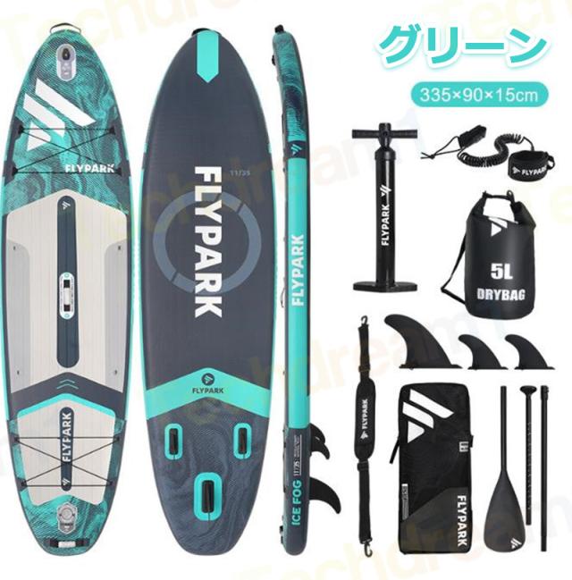 サップボード SUP サップ インフレータブル スタンドアップパドルボード supボード 初心者 中級者 滑り止め SUPボード 浮き具 釣り 2色 夏 海 ヨガ_4