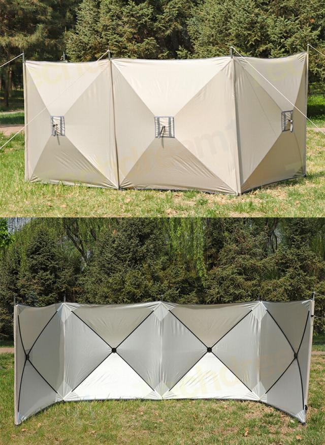 アウトドア 風よけ キャンプ 陣幕セット 風防 5.6m×1.4m 大型 風避け 風よけ 陣幕セット 目隠し 軽量 撥水 防カビ 折り畳み式 コンパクト 収納袋付き アウトドア キャンプ 防水 防風 持ち運び便利 折りたたみ 調理 キャンプ