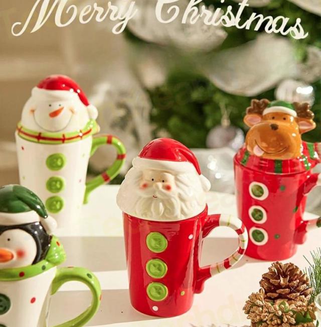 possible dreams サンタとミセスサンタのマグカップセット Sweethearts Mr and Mrs Claus by Possible Dreams | santas.com