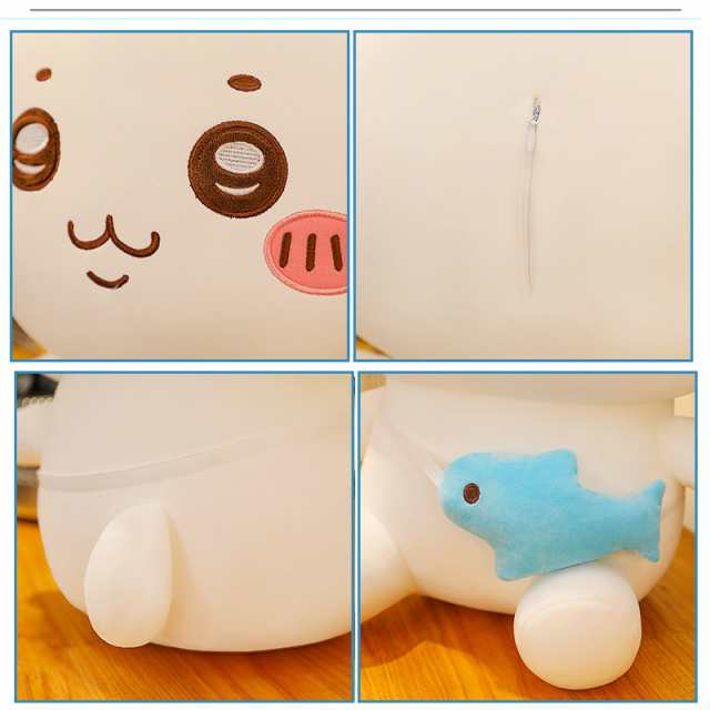超BIGぬいぐるみ ちいかわ スポーツ刈りなハチワレ 76cmの通販は