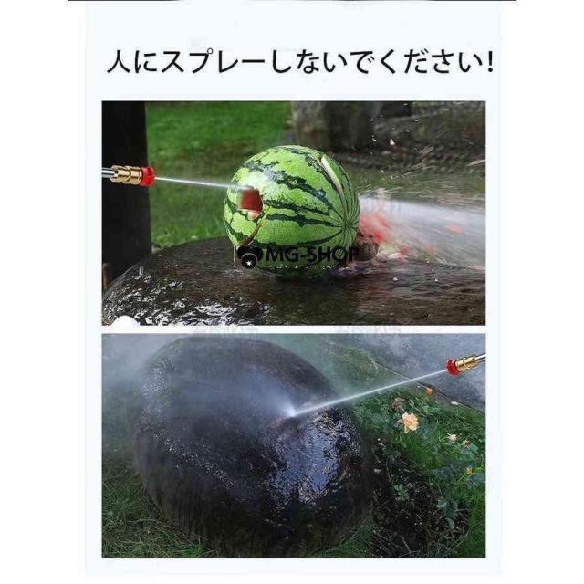 即納 高圧洗浄機 充電式 コードレス 充電式ハンディウォッシャー ２つバッテリーおまけ付き 吐出圧力2.4Mpa 吐出水量3.8L/min コンパクト 軽量 強力噴射洗車掃除