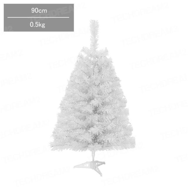 クリスマスツリー 白 ヌードツリー ホワイト 枝大幅増量 雪化粧