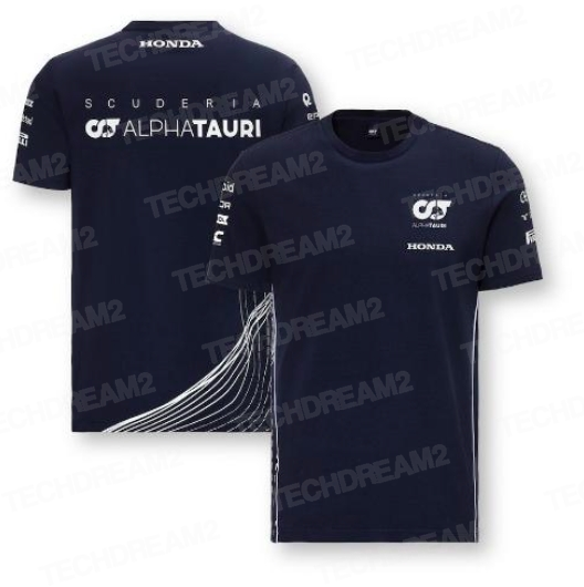 F1レーシングスーツ スクーデリア アルファタウリ チーム Tシャツ 公式  